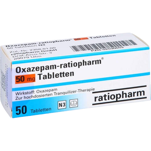 Oxazepam 50 mg Ratiopharm