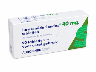 Furosemide 40 mg voorkant
